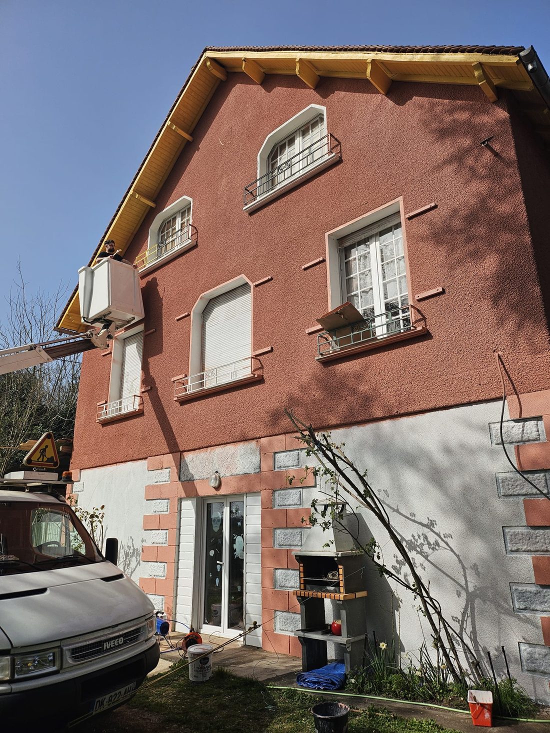 Façade après ravalement par LEVERD à Le Bugue